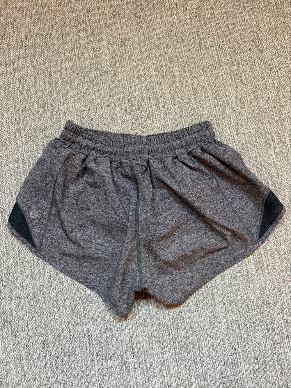 lululemon athletica Heathered Charcoal Gray Athletic Shorts